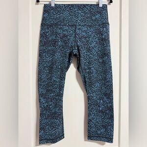 LULULEMON | Wunder Under (Hi-Rise) 21" Crop Size 10